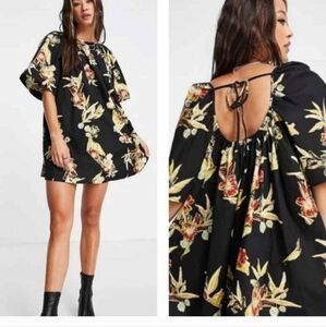 Free People Jodie Floral Tunic/ Dress  Size Small
